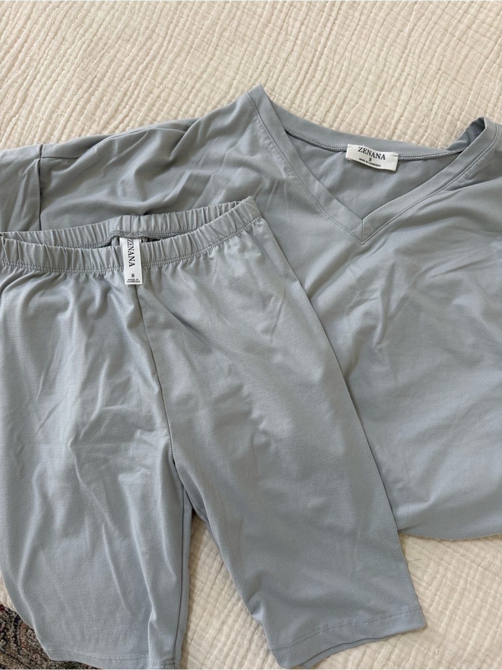 Zenana Outfitters Women’s Soft Lounge Set - Top and Shorts